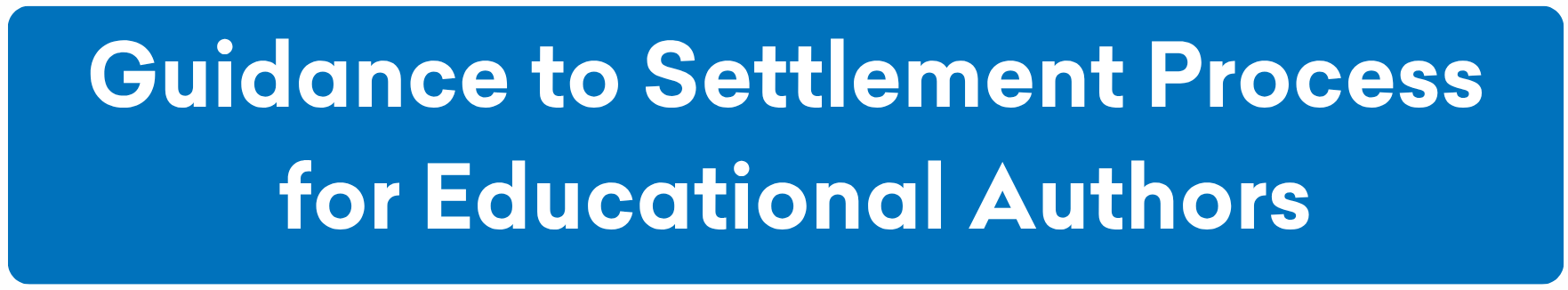 Guidance to Settlement Process