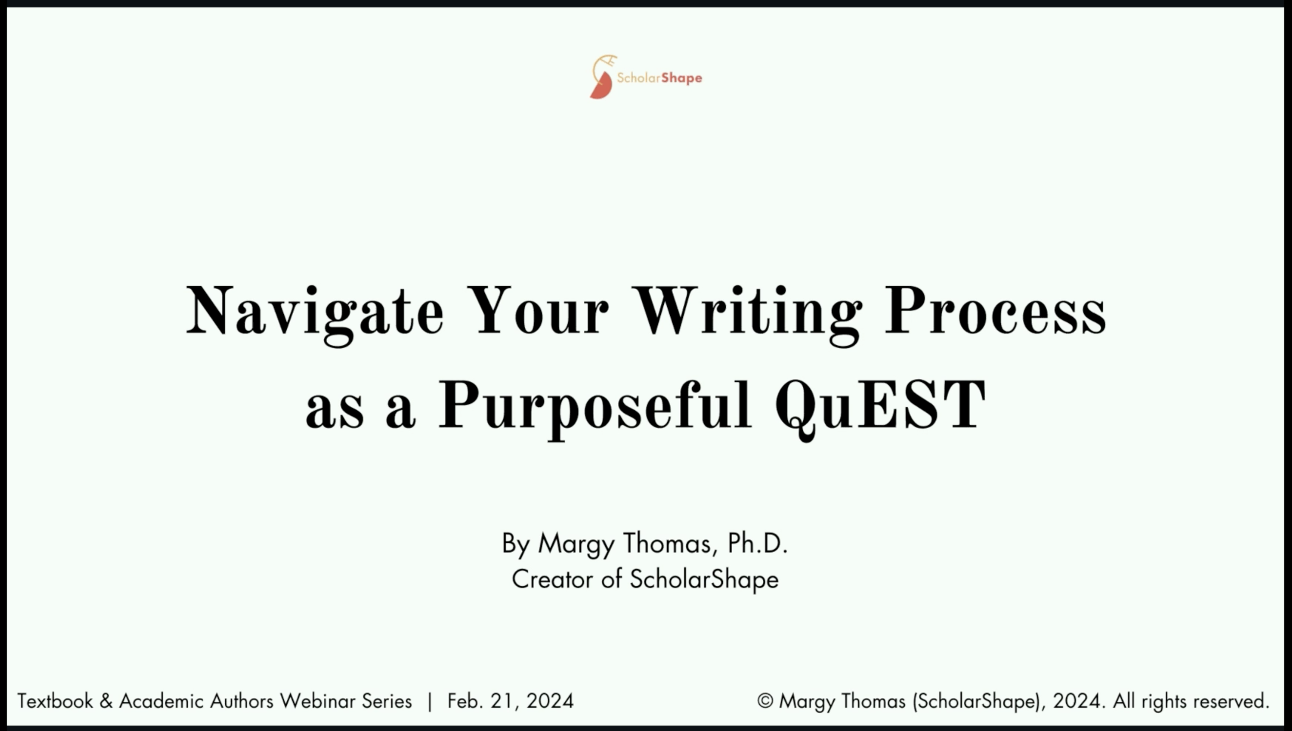 Navigate Your Writing Process as a Purposeful Quest
