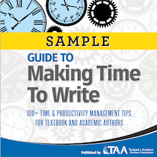 Guide to Making Time to Write Sample Cover